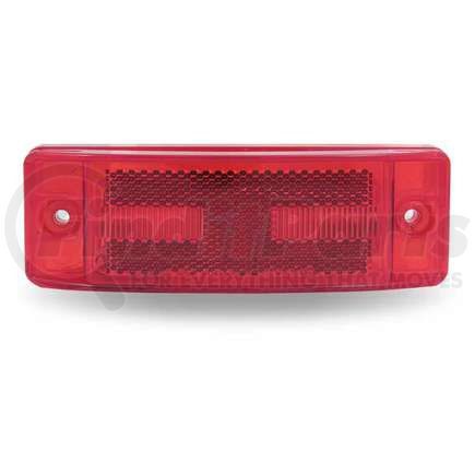 TRUX TLED-2X6RR Trailer Light - Marker, LED, 2" x 6", Reflectorized, Red (8 Diodes)