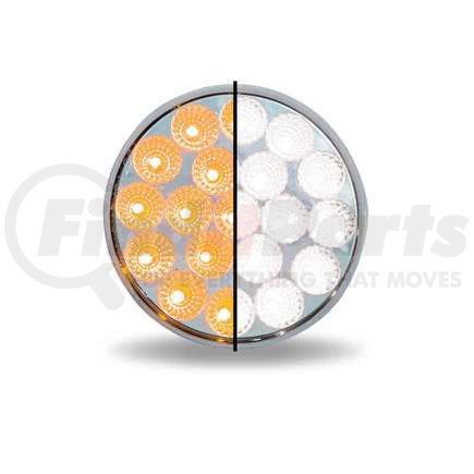 TRUX TLED-4X40AW Dual Revolution, 4", Amber/White Stop, Turn & Tail, LED (19 Diodes)