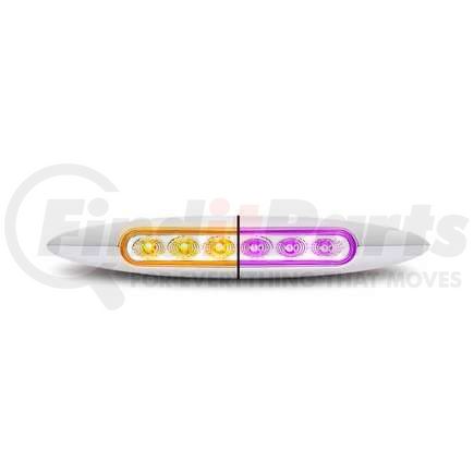 TRUX TLED-6XAP Auxiliary Marker Light, 6", Dual, Amber To Purple