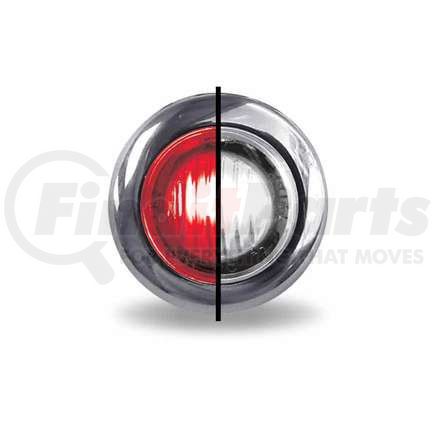 TRUX TLED-BX3RW Marker Light, Mini Button, Dual Revolution, Red/White, LED