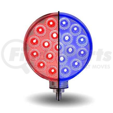 TRUX TLED-DFXB Dual Revolution, Double Face Combination, Amber/Red/Blue LED (38 Diodes)