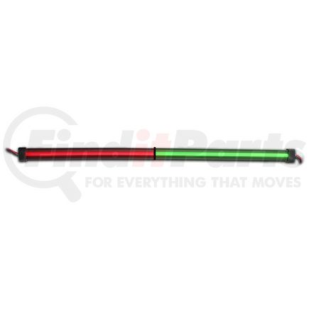 TRUX TLED-GL24CXRG Strip Light, Dual, Glow Series, 24", Center Shine, Red/Green
