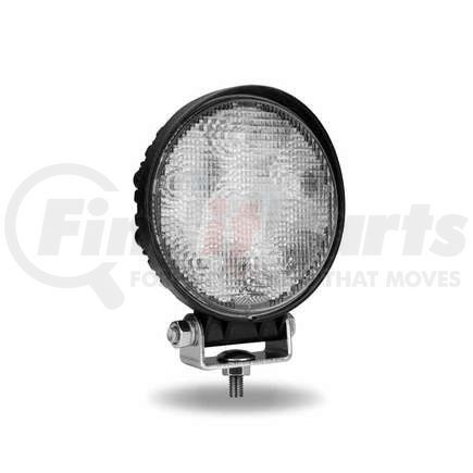 TRUX TLED-U1 Work Light, Universal, White, Round, Clear Lens, Black Housing, 6 Diodes, 600 Lumens