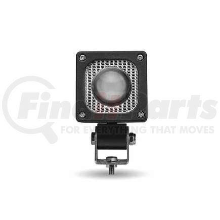 TRUX TLED-U6 Work Light, Universal, White, Small Square, Clear Lens, Black Housing, 1 Diode, 1200 Lumens