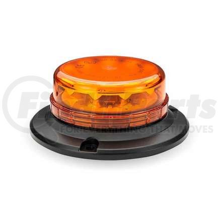 TRUX TLED-W10 Class 1 Low Profile LED Beacon Light, Amber, 36 Flash Patterns, 1.7 AMPS, 12V/24V