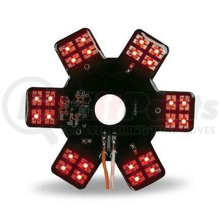 TRUX TLED-X3R LED Light, 5", Red, Star, for 13" Donaldson Air Cleaners