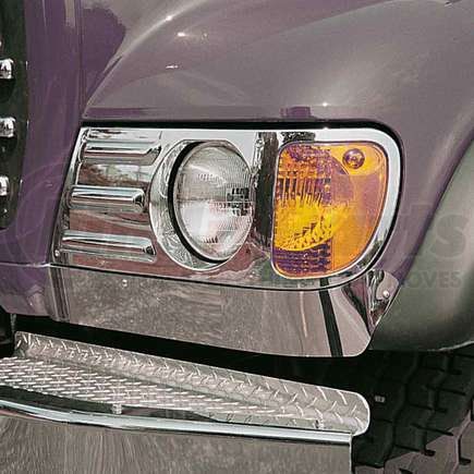 TRUX TM-1202 Under Headlight Fender Guard, for Set Forward Axle Models Only, for Mack CH