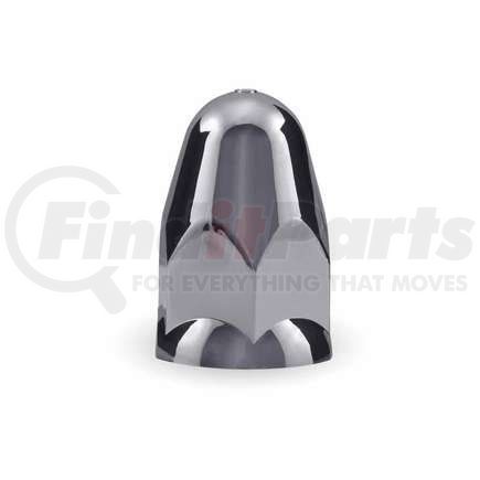 TRUX TNUT-B2 Nut Cover, Chrome, Plastic, 1 1/2" Long, with Flange