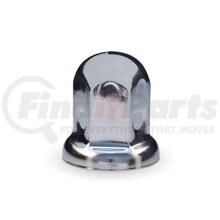 TRUX TNUT-F1 Nut Cover, Chrome, Metal, 33mm, with Flange