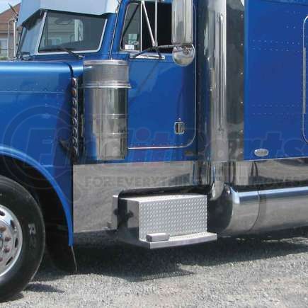 TRUX TP-1003 Sleeper Kit, 63", 9" Cowl, Stainless Steel, Southern Style, for Peterbilt 379