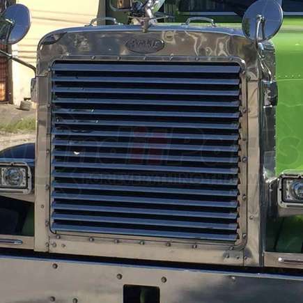 TRUX TP-1001 Louvered Grill, Extended Hood,16 Bars, for Peterbilt 379