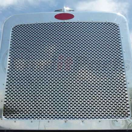 TRUX TP-1139 Extended Hood Front Grill, with Oval Punchouts (18 Ga.), for Peterbilt 389