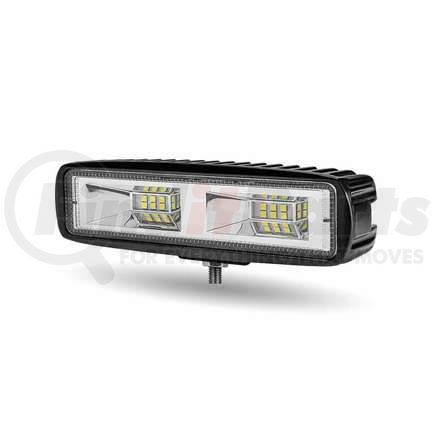 TRUX TRX-239 Work Light - Flood Beam, LED, 6" Super Wide, 12 Diodes, 18W, 9-30 Volts, Universal