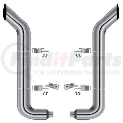 TRUX TSK8-BSET2 Stack, Bullhorn, 60" Diameter, 52" Spool, 8"-5" Elbow