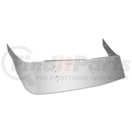 TRUX TSUN-F19 Sunvisor, 16", Mid Roof, with 5 Slotted Light Holes, 2005+ Freightliner Columbia/Century Class