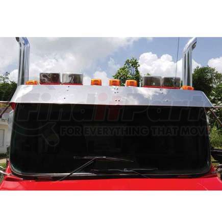 TRUX TSUN-K12 Sunvisor, 11", Flat Glass, 1989+ Kenworth W900
