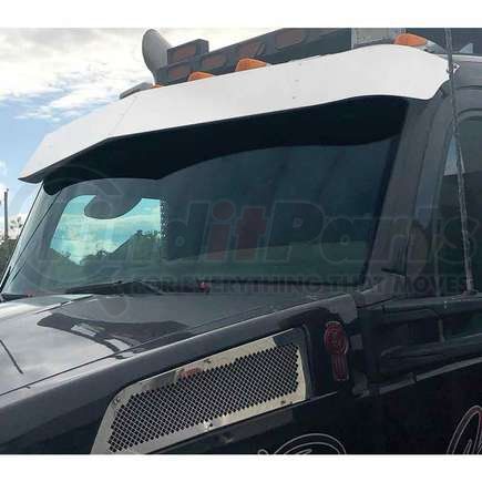 TRUX TSUN-K21 Daycab Sunvisor, with OEM Metal Sunvisor, 8 1/2", for 2012+ Kenworth T680-T880
