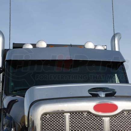 TRUX TSUN-K22 Sunvisor, 11-1/2", Low Roof, Boltless, for Kenworth T680/T880