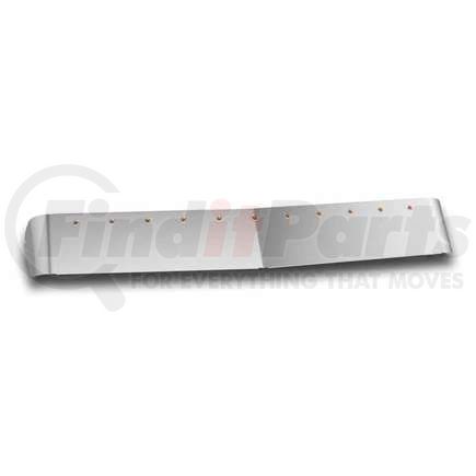 TRUX TSUN-M7 Sunvisor, 12", with 11 Button Light Holes, for 2018+ Mack Anthem