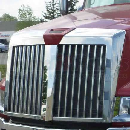TRUX TW-1113 Grille Center Post Cover, for 2015+ Western Star 5700XE