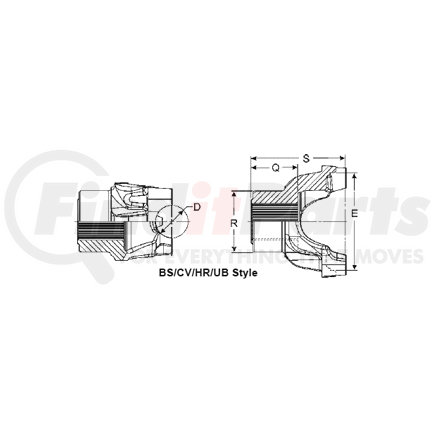 Dana 55-4-11-1 Dana End Yoke