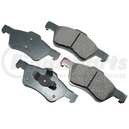 Akebono ACT1047 ProACT Ultra Premium Ceramic Disc Brake Pad Kit