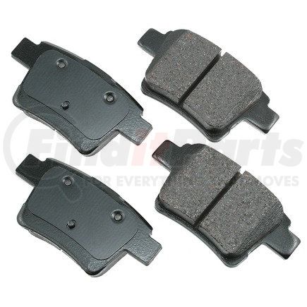 Akebono ACT1071 ProACT Ultra Premium Ceramic Disc Brake Pad Kit