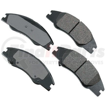 Akebono ACT1074 ProACT Ultra Premium Ceramic Disc Brake Pad Kit