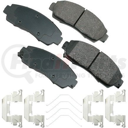 AKEBONO ACT1089A -  proact ultra premium ceramic disc brake pad kit |  proact ultra premium ceramic disc brake pad kit