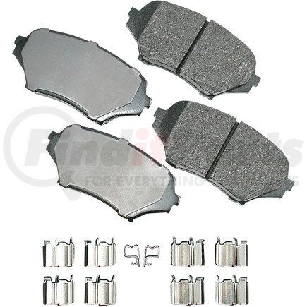 Akebono ACT1179 ProACT Ultra Premium Ceramic Disc Brake Pad Kit