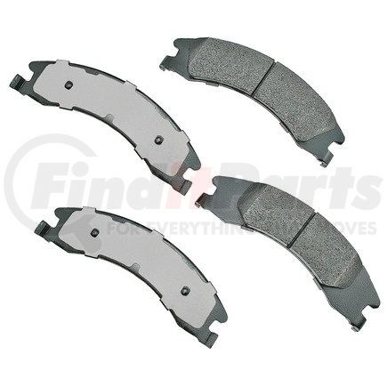 Akebono ACT1329 ProACT Ultra Premium Ceramic Disc Brake Pad Kit