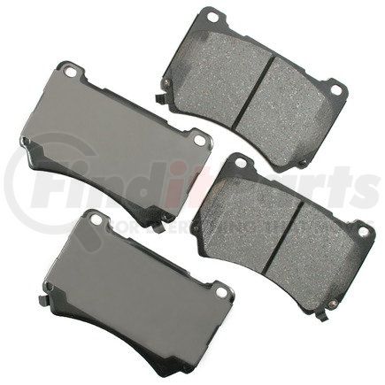 AKEBONO ACT1396 -  proact ultra premium ceramic disc brake pad kit |  proact ultra premium ceramic disc brake pad kit