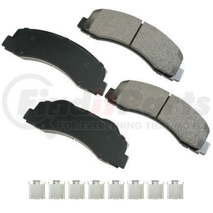 Akebono ACT1414 ProACT Ultra Premium Ceramic Disc Brake Pad Kit