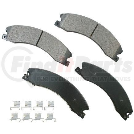 Akebono ACT1411 ProACT Ultra Premium Ceramic Disc Brake Pad Kit