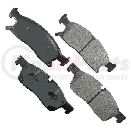 Akebono ACT1455 ProACT Ultra Premium Ceramic Disc Brake Pad Kit