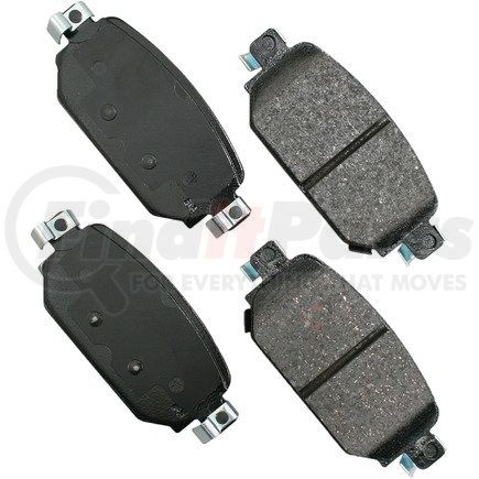 Akebono ACT2042 ProACT Ultra Premium Ceramic Disc Brake Pad Kit