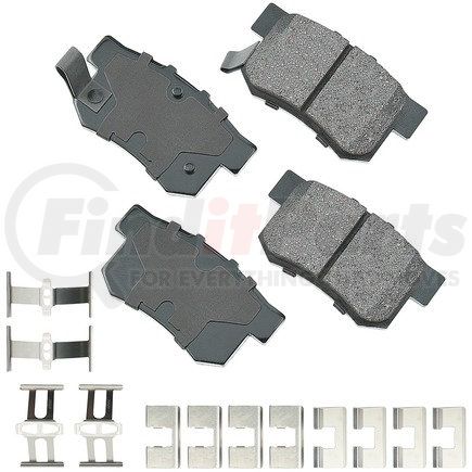 Akebono ACT537A ProACT Ultra Premium Ceramic Disc Brake Pad Kit