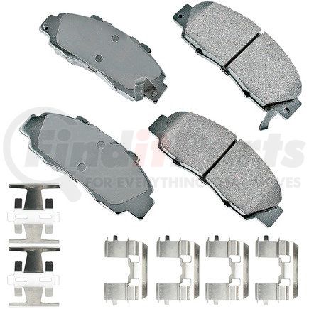 Akebono ACT503A ProACT Ultra Premium Ceramic Disc Brake Pad Kit