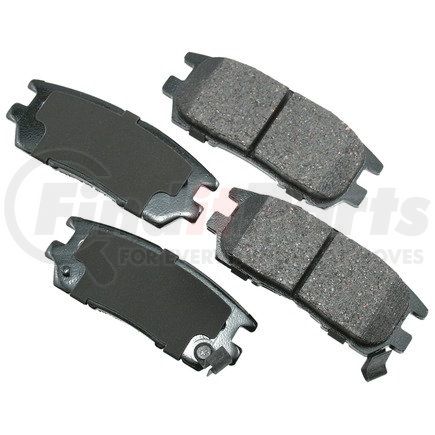 Akebono ACT567 ProACT Ultra Premium Ceramic Disc Brake Pad Kit