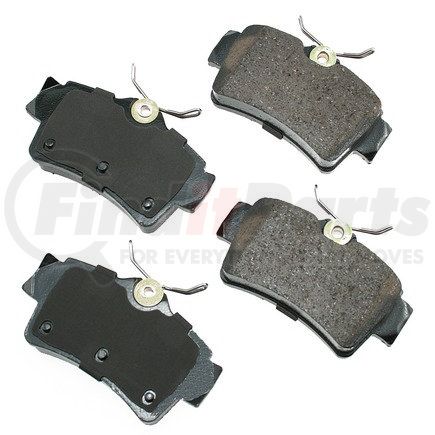 Akebono ACT627 ProACT Ultra Premium Ceramic Disc Brake Pad Kit