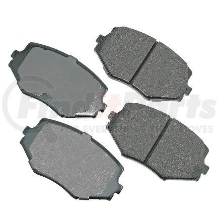 Akebono ACT635 ProACT Ultra Premium Ceramic Disc Brake Pad Kit