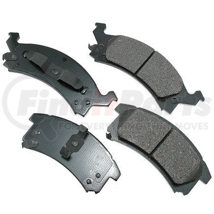 Akebono ACT673 ProACT Ultra Premium Ceramic Disc Brake Pad Kit