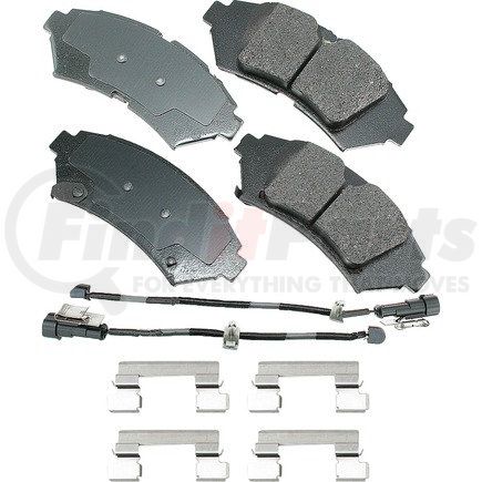 Akebono ACT753 ProACT Ultra Premium Ceramic Disc Brake Pad Kit