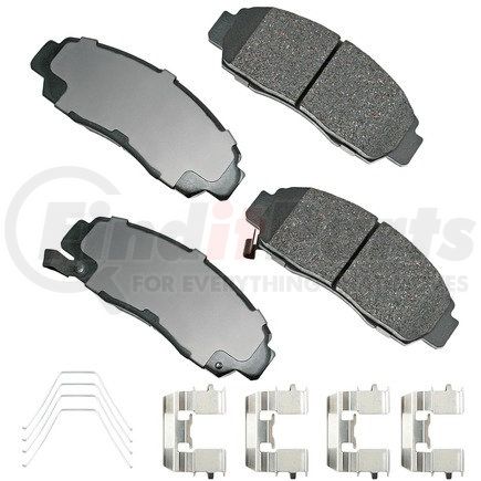 Akebono ACT787B ProACT Ultra Premium Ceramic Disc Brake Pad Kit