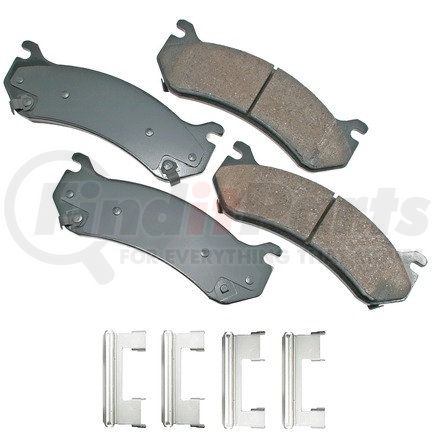 Akebono ACT785 ProACT Ultra Premium Ceramic Disc Brake Pad Kit