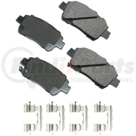 Akebono ACT822A ProACT Ultra Premium Ceramic Disc Brake Pad Kit