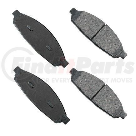 Akebono ACT953 ProACT Ultra Premium Ceramic Disc Brake Pad Kit