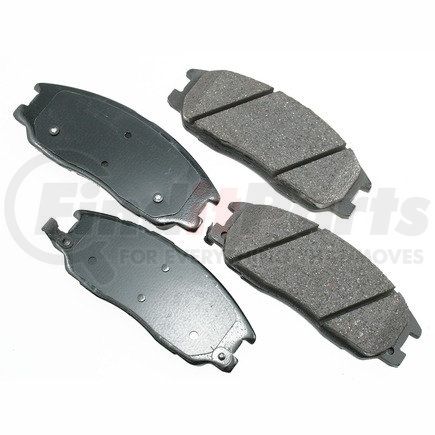 Akebono ACT955 ProACT Ultra Premium Ceramic Disc Brake Pad Kit