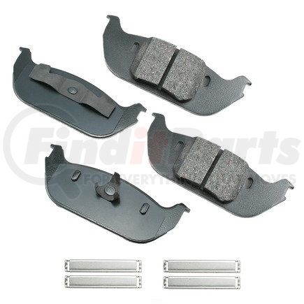 Akebono ACT952 ProACT Ultra Premium Ceramic Disc Brake Pad Kit