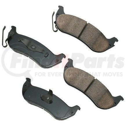 Akebono ACT998 ProACT Ultra Premium Ceramic Disc Brake Pad Kit